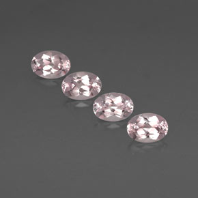 Morganite naturale rosa da  ct, taglio ovale, VVS