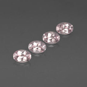 Morganite naturale rosa da  ct, taglio ovale, VVS