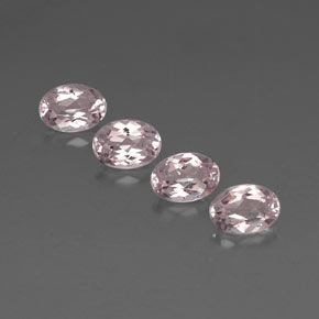 Morganite naturale rosa da  ct, taglio ovale, VVS