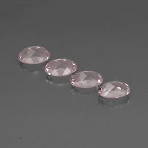Morganite naturale rosa da  ct, taglio ovale, VVS