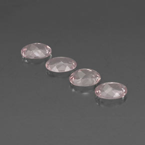 Morganite naturale rosa da  ct, taglio ovale, VVS