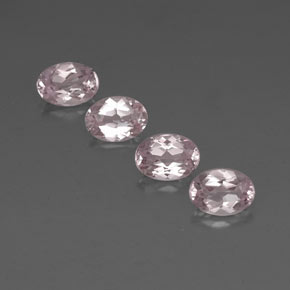 Morganite naturale rosa da  ct, taglio ovale, VVS