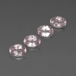 Morganite naturale rosa da  ct, taglio ovale, VVS