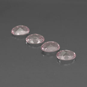 Morganite naturale rosa da  ct, taglio ovale, VVS