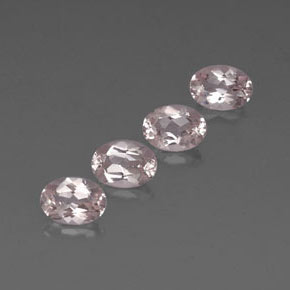 Morganite naturale rosa da  ct, taglio ovale, VVS