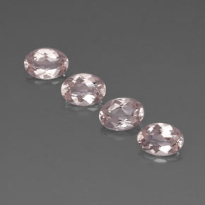 Morganite naturale rosa da  ct, taglio ovale, IF