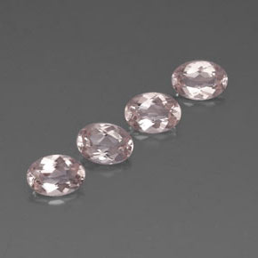 Morganite naturale rosa da  ct, taglio ovale, IF