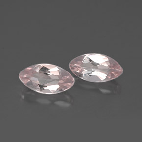 Morganite naturale rosa da  ct, marchesa, VVS