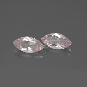 Morganite naturale rosa da  ct, marchesa, VVS