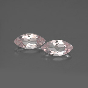Morganite naturale rosa da  ct, marchesa, VVS