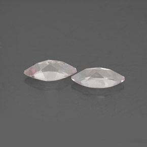 Morganite naturale rosa da  ct, marchesa, VVS