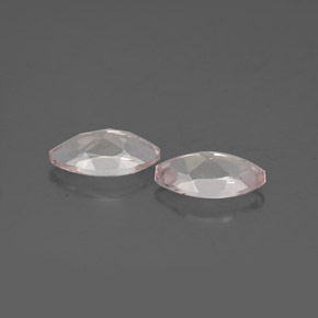 Morganite naturale rosa da  ct, marchesa, VVS
