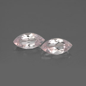 Morganite naturale rosa da  ct, marchesa, VVS