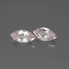 Morganite naturale rosa da  ct, marchesa, VVS