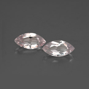 Morganite naturale rosa da  ct, marchesa, VVS
