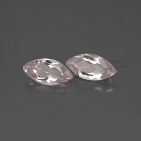 Morganite naturale rosa da  ct, marchesa, VVS