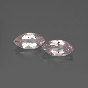 Morganite naturale rosa da  ct, marchesa, VVS