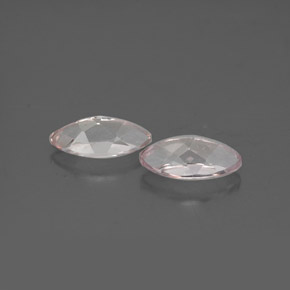 Morganite naturale rosa da  ct, marchesa, VVS