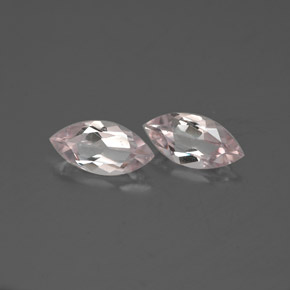 Morganite naturale rosa da  ct, marchesa, VVS