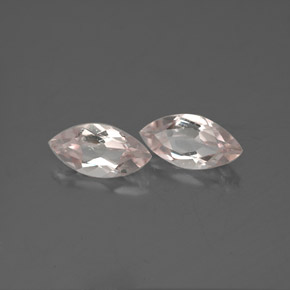 Morganite naturale rosa da  ct, marchesa, VVS
