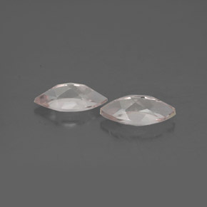 Morganite naturale rosa da  ct, marchesa, VVS