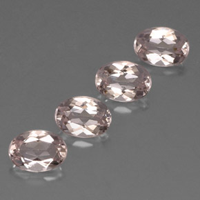 Morganite naturale rosa da  ct, taglio ovale, IF