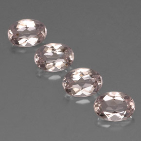 Morganite naturale rosa da  ct, taglio ovale, IF