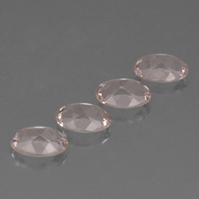 Morganite naturale rosa da  ct, taglio ovale, IF
