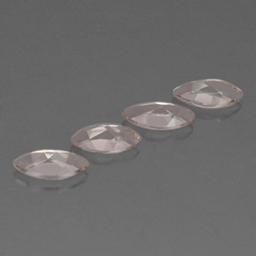 Morganite naturale rosa da  ct, marchesa, VVS