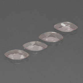 Morganite naturale rosa da  ct, marchesa, VVS