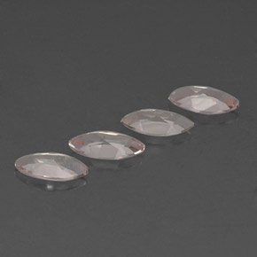 Morganite naturale rosa da  ct, marchesa, VVS