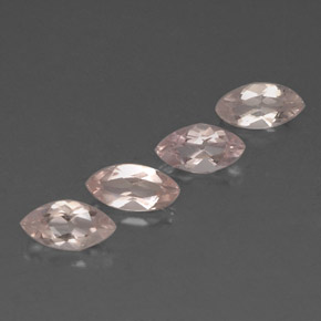 Morganite naturale rosa da 2,11 ct, marchesa, VVS