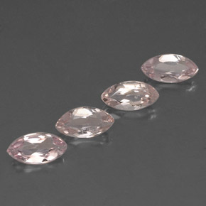 Morganite naturale rosa da 2,04 ct, marchesa, VVS