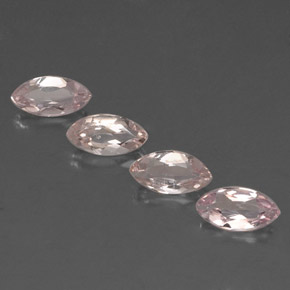 Morganite naturale rosa da 2,04 ct, marchesa, VVS