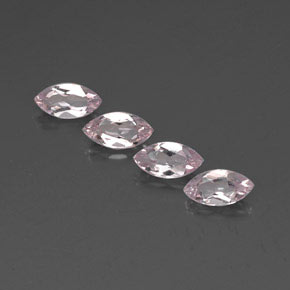 Morganite naturale rosa da 2,06 ct, marchesa, VVS
