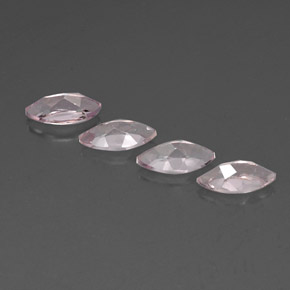 Morganite naturale rosa da  ct, marchesa, VVS