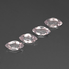 Morganite naturale rosa da  ct, marchesa, VVS