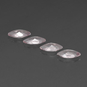 Morganite naturale rosa da  ct, marchesa, VVS