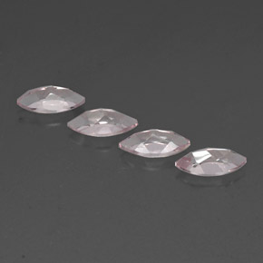 Morganite naturale rosa da  ct, marchesa, VVS