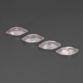 Morganite naturale rosa da  ct, marchesa, VVS