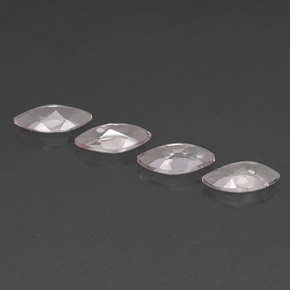 Morganite naturale rosa da  ct, marchesa, VVS
