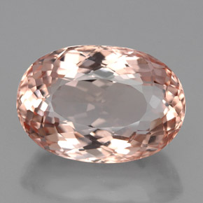 Morganite naturale rosa da 5,70 ct, taglio ovale, VVS