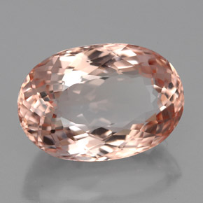 Morganite naturale rosa da 5,70 ct, taglio ovale, VVS