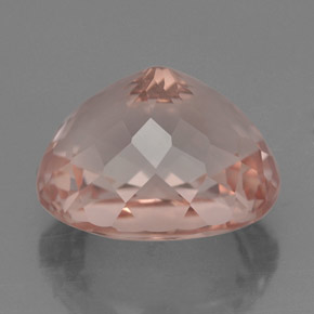 Morganite naturale rosa da 5,55 ct, taglio ovale, VVS-VS