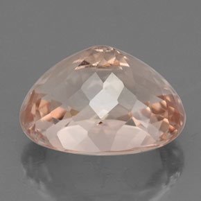 Morganite naturale rosa da 3,57 ct, taglio ovale, VVS-VS