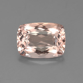 Morganite naturale rosa da 2,97 ct, taglio a cuscino, VS
