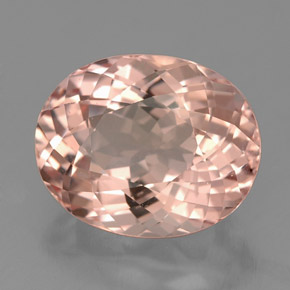 Morganite naturale rosa da 4,24 ct, taglio ovale, VVS