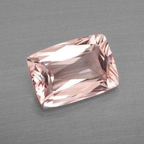 Morganite Rosa chiaro naturale da 2.19 ct, Taglio a baguette, VVS