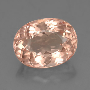 Morganite naturale rosa da 4,64 ct, taglio ovale, VVS-VS