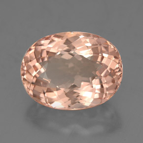 Morganite naturale rosa da 4,64 ct, taglio ovale, VVS-VS